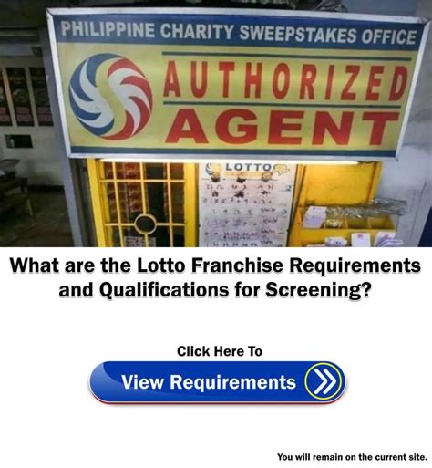 pcso franchise fee|How to Franchise: PCSO Lotto Outlet in the Philippines .